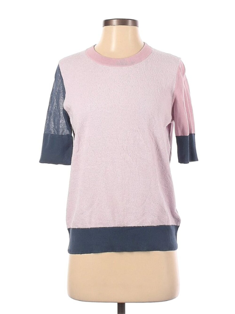 COS Color Block Merino Top
